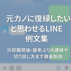 元カノに復縁したいと思わせるLINE例文集｜冷却期間後・数年ぶりの連絡や切り出し方まで徹底解説