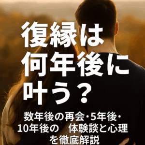 復縁は何年後に叶う？数年後の再会・5年後・10年後の体験談と心理を徹底解説